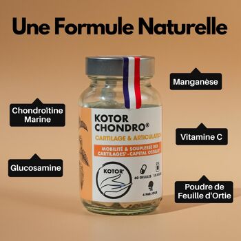 Kotor® Chondro - Régénère les Cartilages - 60 Gélules - Made in Provence 3