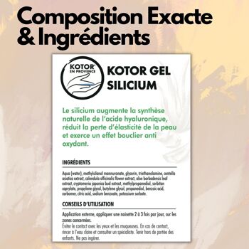 Kotor® Gel Silicium - Gel Cicatrisant - Made in Provence - 100ml 7