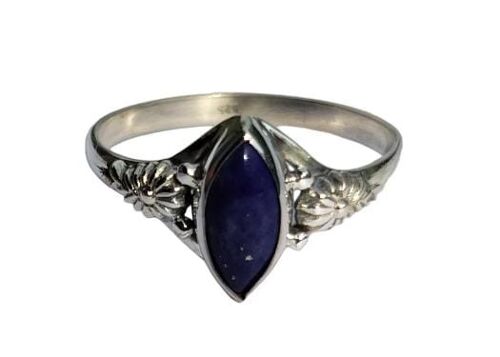 Beautiful Lapis Lazuli January Birthstone 925 Sterling Silver Handmade Ring