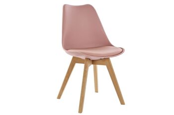 CHAISE PP HETRE 48X55X82 ROSE MB211003 1