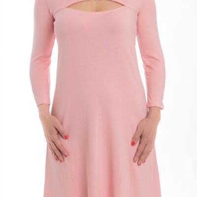 Pink nursing nightgown