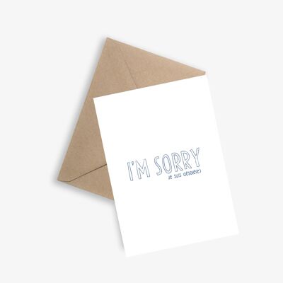 Message(s) Card - I'm Sorry
