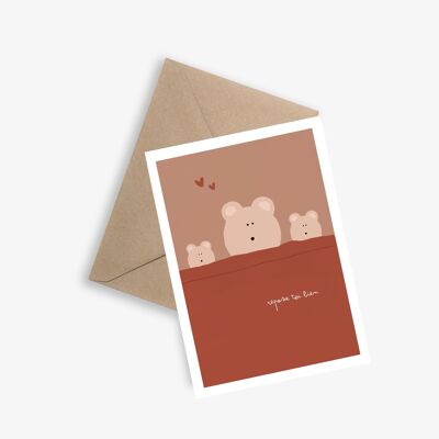 Message(s) Card - Rest Well