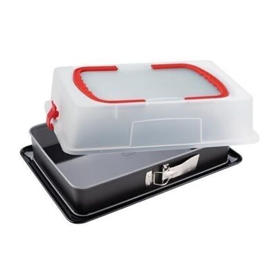 Rectangular springform pan with transport lid 42 x 29 cm Dr. Oetker Back-Idee Kreativ