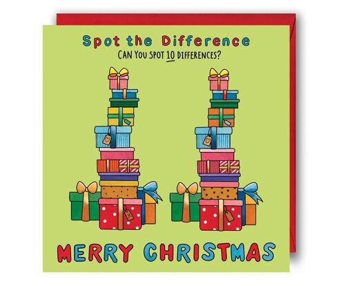 Spot the Difference - Children's  Christmas Puzzle Card