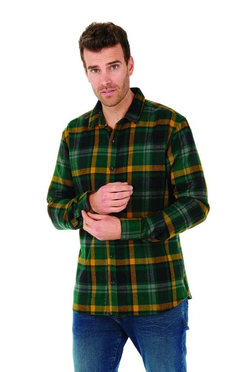 Chemise Chevron Flanelle Carreaux