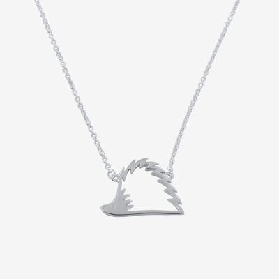 Hedgehog Silhouette Necklace
