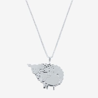 Collana di pecore in argento sterling