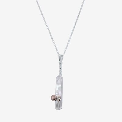 Cricket Bat and Ball Necklace