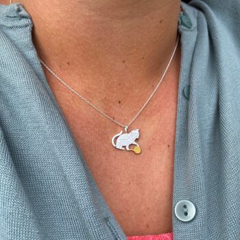 Collier Chat et Laine 2