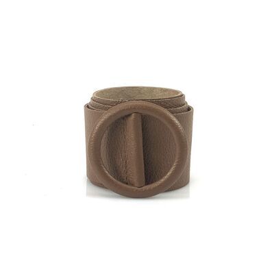 Leather waist belt Floor - taupe