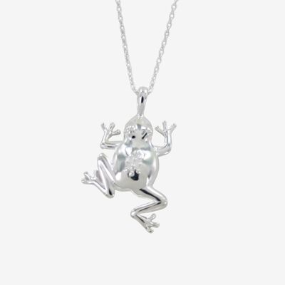 Collana rana in argento sterling