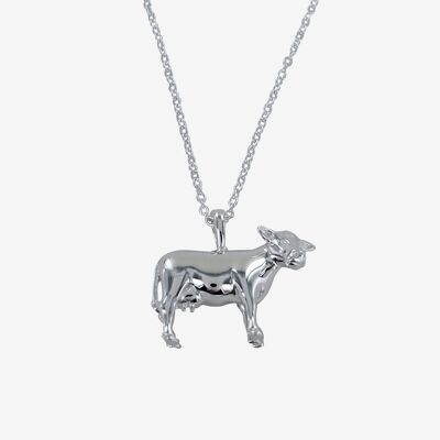 Buttercup la vaca collar de plata esterlina