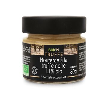 Moutarde à la truffe noire 1,1% bio 3