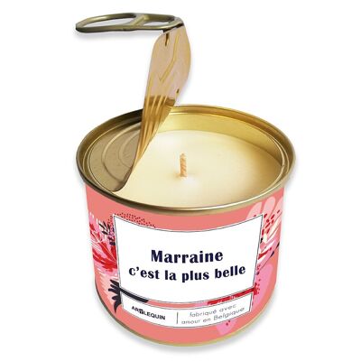 Kerze „Die Patin ist die Schönste“ (Marthe)