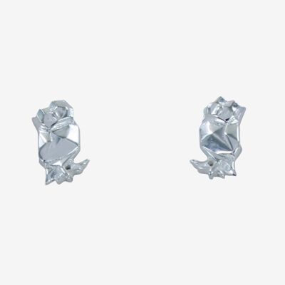 Boucles D'oreilles Tiges Hibou Origami