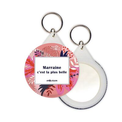 Key ring "Godmother is the most beautiful" (Marthe)