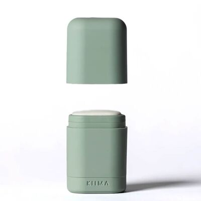 Refillable applicator for Kiima solid Biodeo - sage green colour