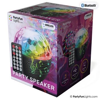 Bluetooth Party Speaker Starlight Projecteur - 16 effets lumineux - Télécommande - Lampe projecteur 3