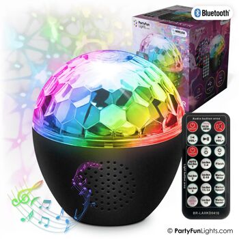 Bluetooth Party Speaker Starlight Projecteur - 16 effets lumineux - Télécommande - Lampe projecteur 4