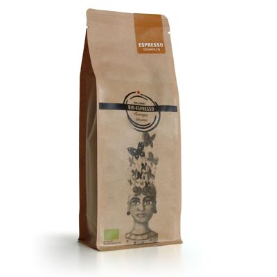 Organic espresso blend Nicaragua/Tanzania, 250g, ground