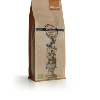 Organic espresso blend Nicaragua/Tanzania, 250g, ground