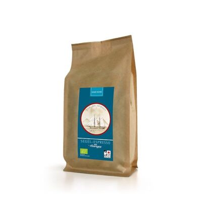 Sailing espresso (organic), 1kg, whole beans