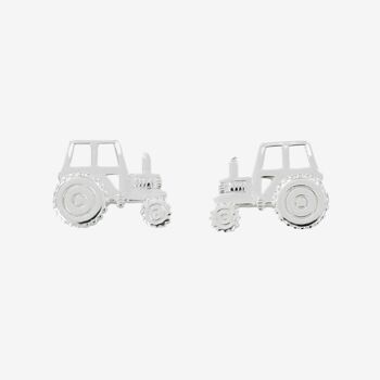 Boucles D'oreilles Tige Tracteur 1