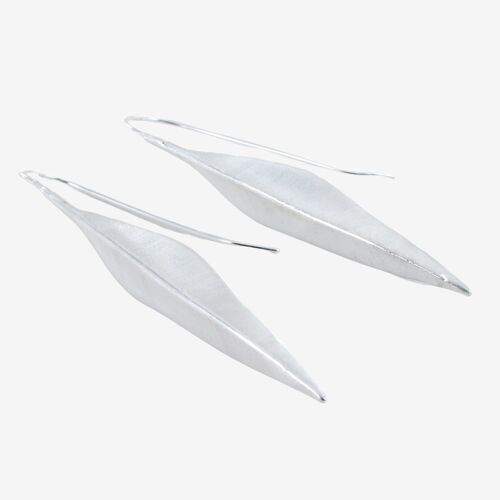 Linear Leaf Earrings