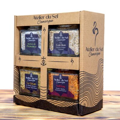 "4 Flavored Salts" Gift Box