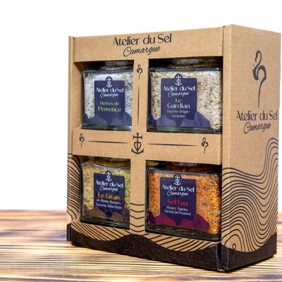 "4 Flavored Salts" Gift Box