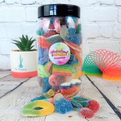 Glas mit sauren Bonbons – Candy Mix