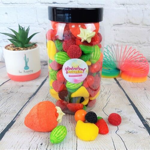 Bocal de bonbons aux fruits - Candy Mix