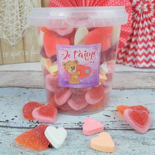 Candy Box - Je t'aime - Bonbons pour les amoureux