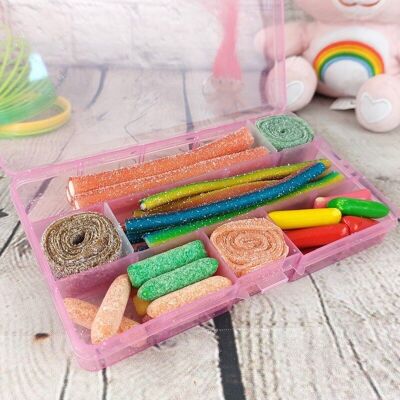 Sour candy box with compartments - Candy Mix
