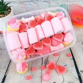 Lunch Box de bonbons rose - Candy Mix 1