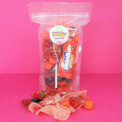 Mix di caramelle rosse - Doypack - 450g