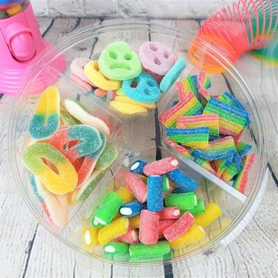 Regenbogen-Süßigkeitentablett – Süßigkeitenmischung