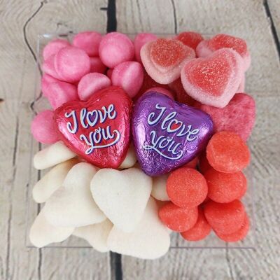 Plateau de bonbons Love - Candy Board - 1 personne