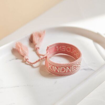 Kindness is golden statement bracelet