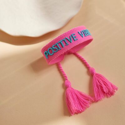 Positive Vibes Statement Bracelet