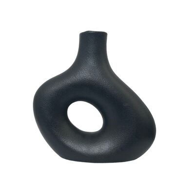 Vase Ceramic - Luna Vase Black