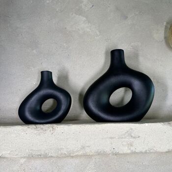 Vase Céramique - Luna Vase Noir 3