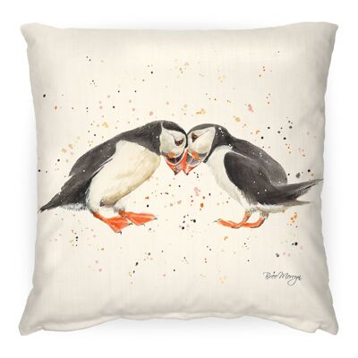 Puffin Passion Medium Cushion