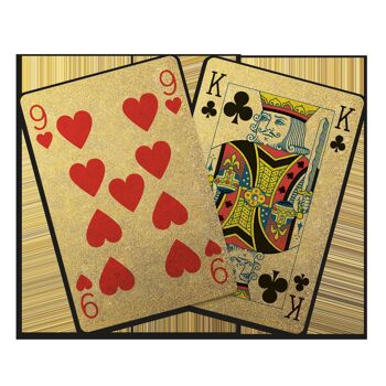 JEU DE 54 CARTES OR 2