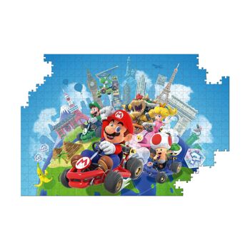 PUZZLE MARIO KART AUTOUR DU MONDE 500 PIECES 2