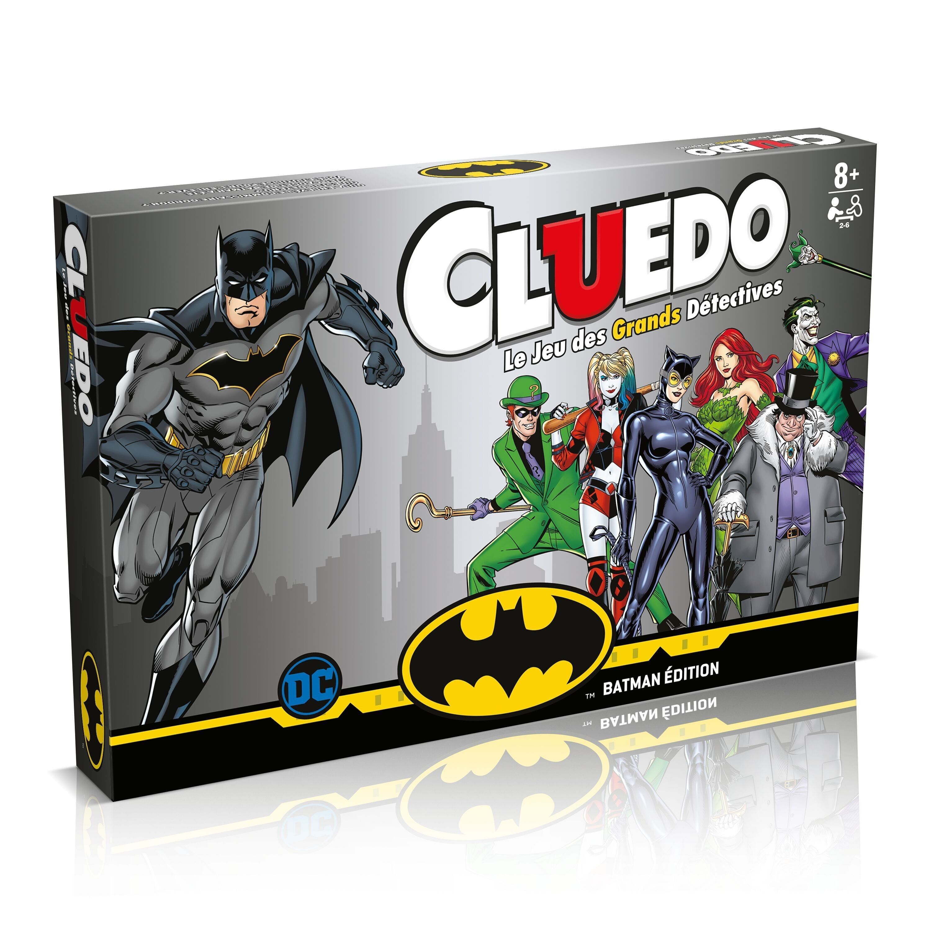 CLUEDO BATMAN - Official Board Game - Batman License - Hasbro Winning Moves - Christmas Gift for Children Ages 8+