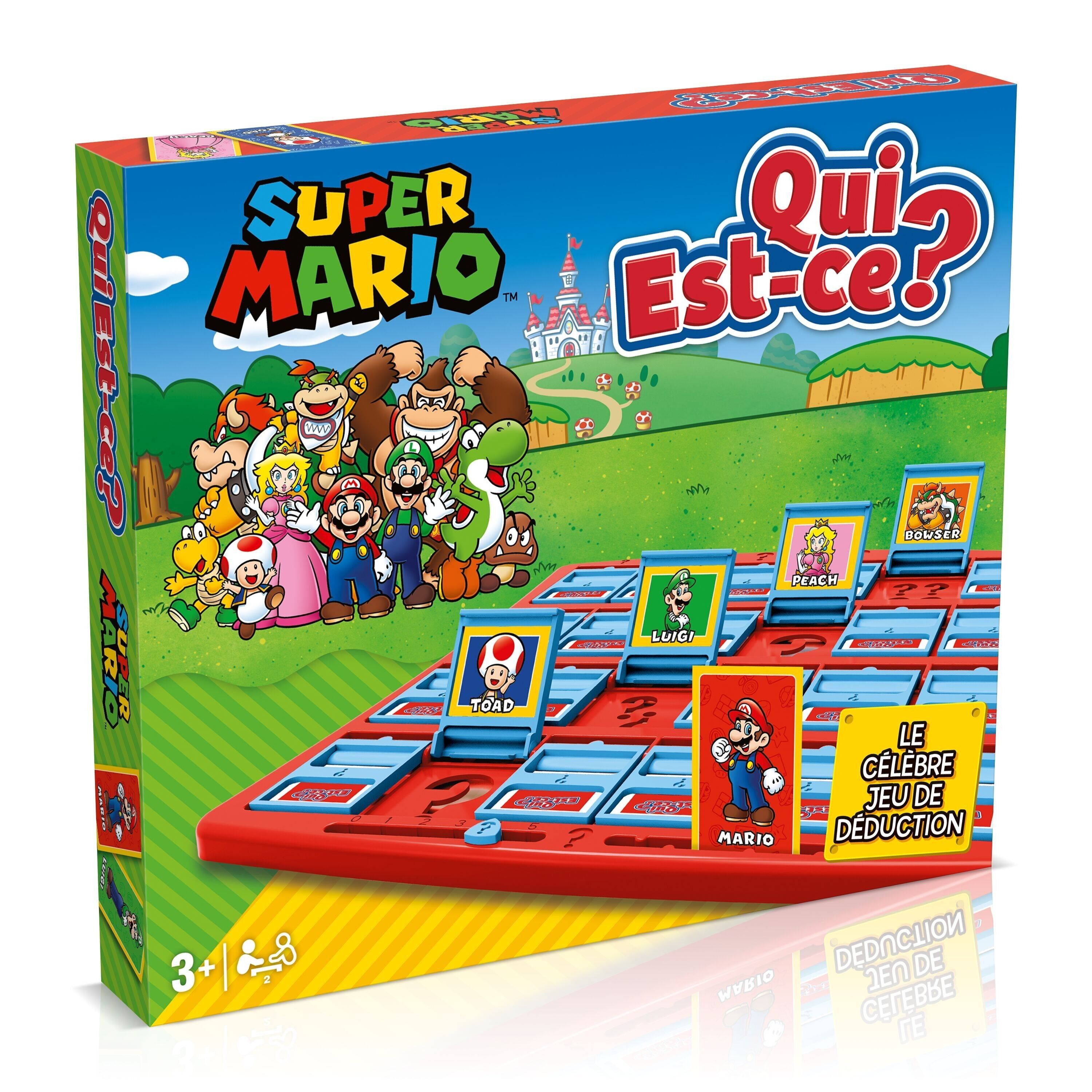CHI E'?SUPER MARIO - Gioco da tavolo ufficiale - Licenza Mario - Hasbro Winning Moves - Regalo di Natale per bambini dai 6 anni in su