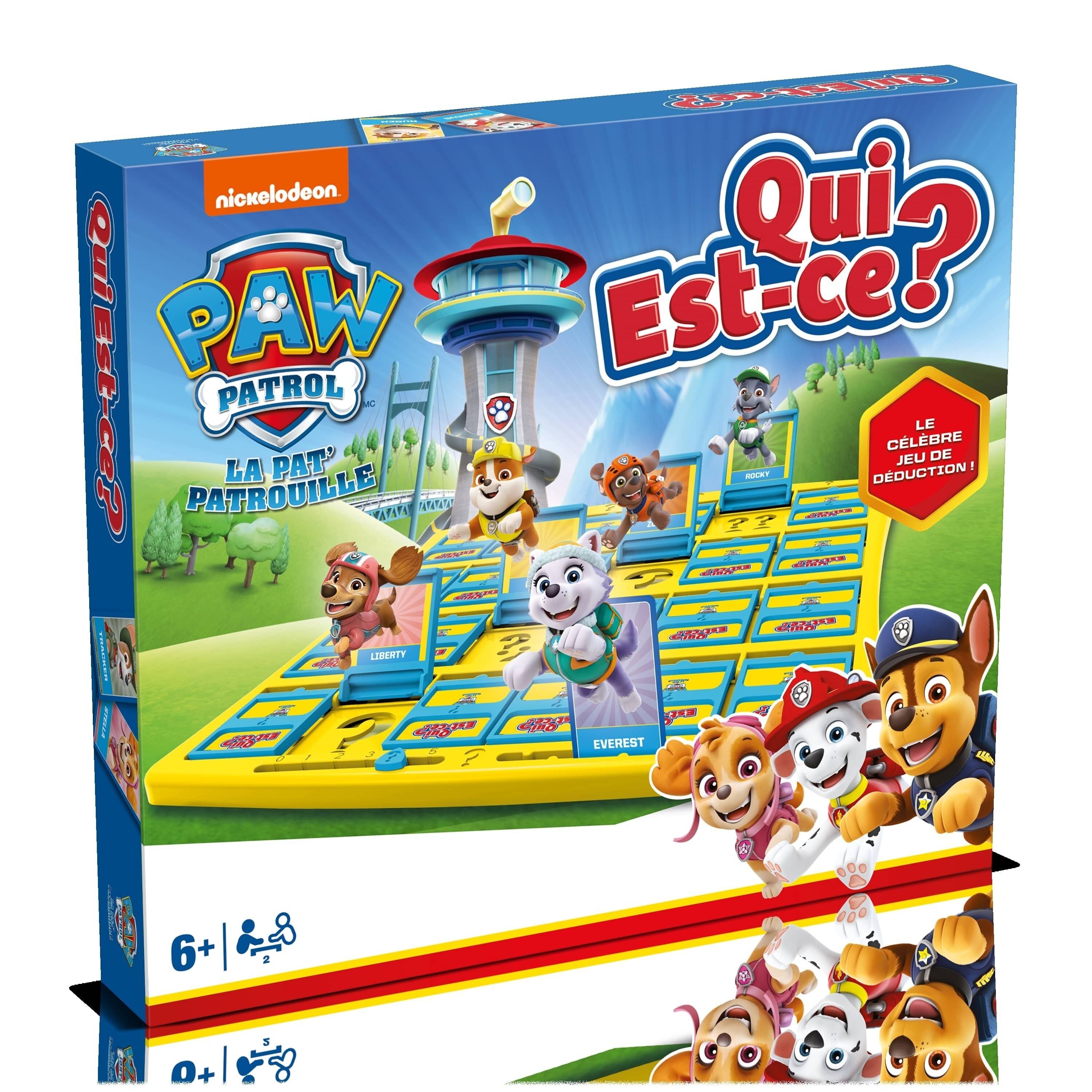 WHO IS IT ?PAW Patrol - Official Board Game - Paw Patrol License - Hasbro Winning Moves - Christmas Gift for Children Ages 6+