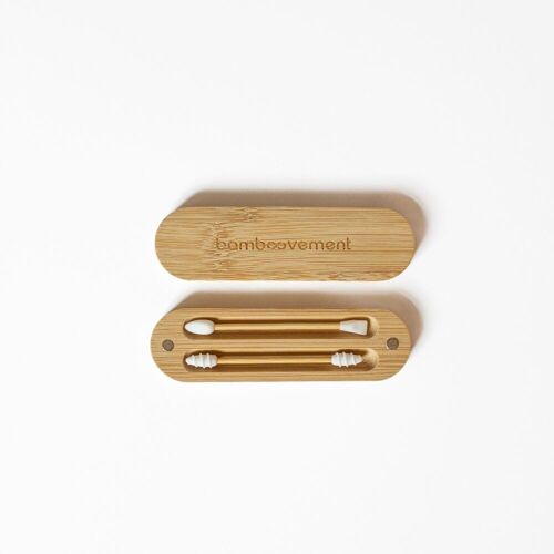 Eco-Friendly & Reusable Bamboo Buds (2pcs)